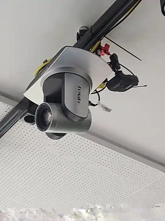 PTZ camera hardware used for automated capture workflow testing.